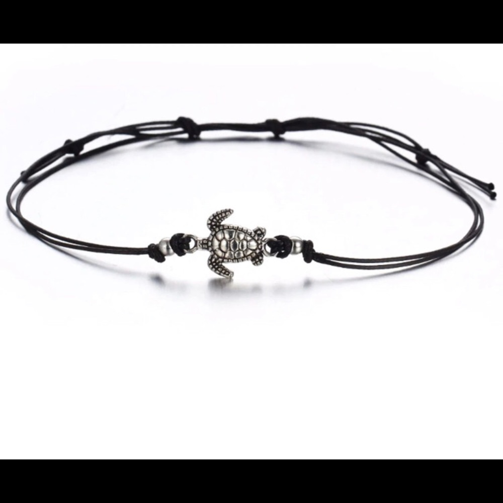 🌺 New Turtle Charm Anklets Set - Picture 3 of 6